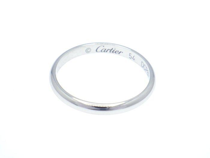 Cartier - Ring - 1895 Wedding band Ring Pt950 Platina, Handtassen en Accessoires, Ringen
