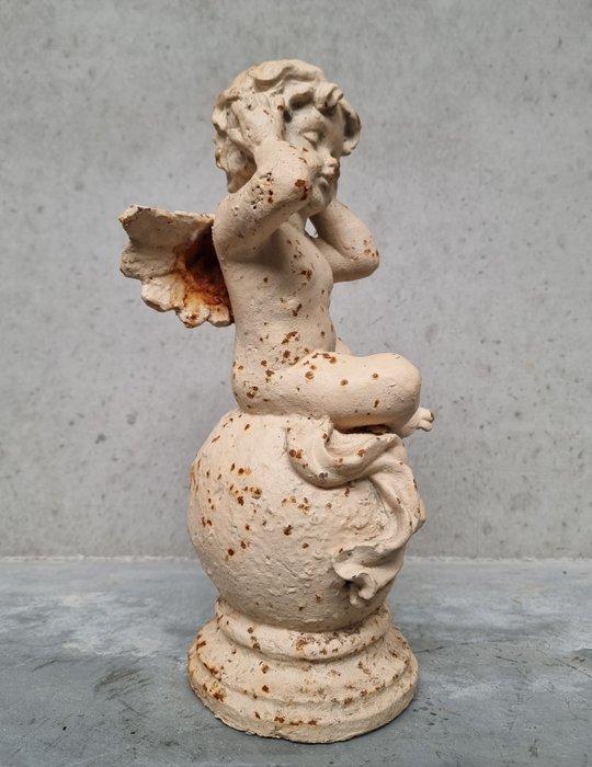Beeldje - Engel - Cherubijn - IJzer, Antiek en Kunst, Kunst | Designobjecten