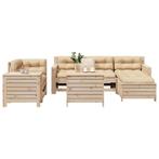 vidaXL 7-delige Loungeset massief grenenhout, Verzenden, Nieuw, Loungeset
