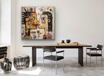 Eric Brumette - KISS ME LIKE BASQUIAT 21 - Toile L, Antiek en Kunst