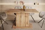 Meubella eetkamertafel Tova eiken eettafel 140 cm, Huis en Inrichting, Tafels | Eettafels, Verzenden, Nieuw, 50 tot 100 cm