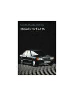 1986 MERCEDES BENZ 190E 2.3-16 BROCHURE NEDERLANDS, Livres