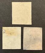Belgique 1861 - Leopold I Médaillon 1c Vert - en 3 nuances, Postzegels en Munten, Gestempeld