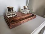 Inktpot - Hout, Koper, Kristal, Antiek en Kunst