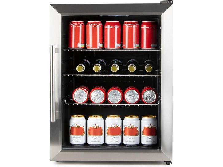 DOMO DO91609BK - Barkoelkast - 60 L - glazen deur zwart, Huis en Inrichting, Woonaccessoires | Overige, Zo goed als nieuw, Verzenden