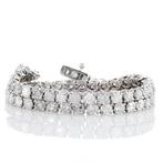 Zonder Minimumprijs - Armband - 14 karaat Witgoud - 8.33ct., Handtassen en Accessoires, Armbanden, Nieuw