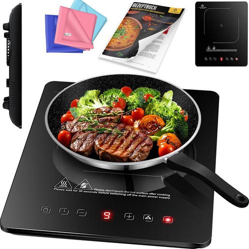 KESSER® Inductie Kookplaat - 2100W - 28cm - Zwart, Huis en Inrichting, Woonaccessoires | Overige, Verzenden