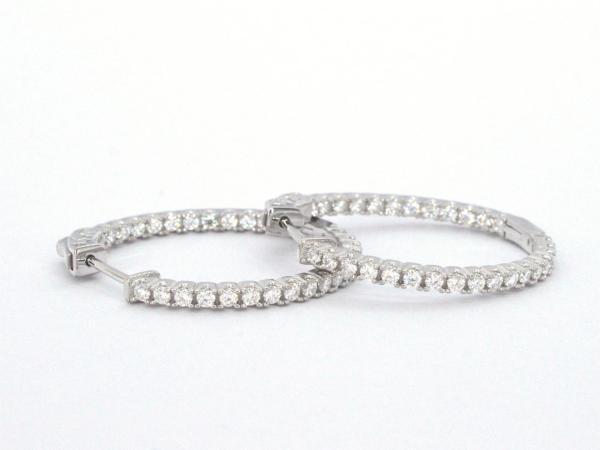 Veiling - Oorbellen loops briljant, Handtassen en Accessoires, Oorbellen