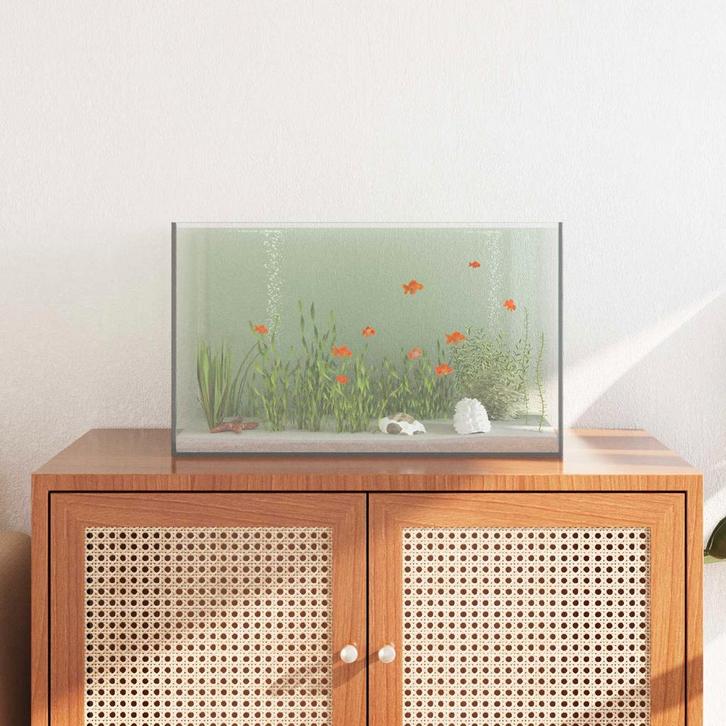 vidaXL Aquarium met opslag Doorzichtig 50 x 30 x 30 cm Glas, Animaux & Accessoires, Poissons | Aquariums & Accessoires, Envoi