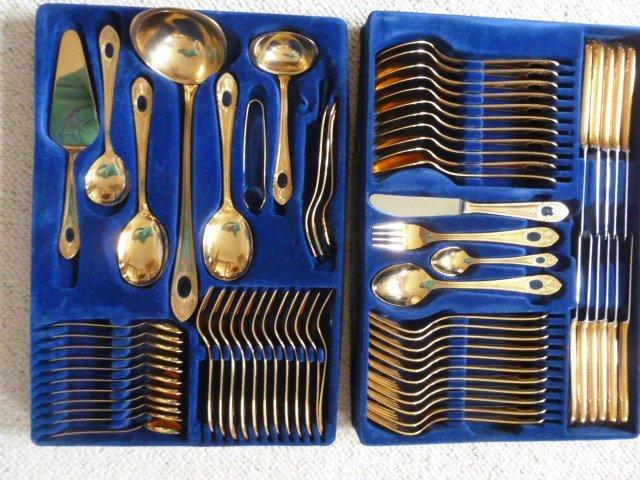 Solingen - Bestekset voor 12 personen (70) - Toscane -, Antiek en Kunst, Antiek | Meubels | Tafels