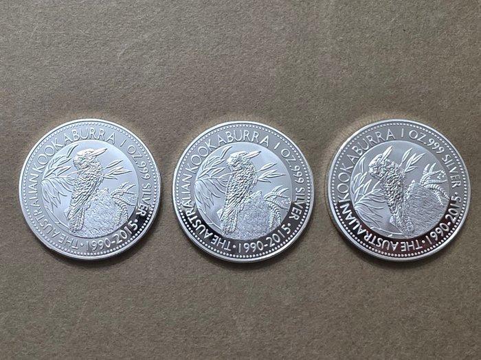 Australië. 1 Dollar 2015, 3 x (Zonder minimumprijs), Timbres & Monnaies, Monnaies | Europe | Monnaies non-euro