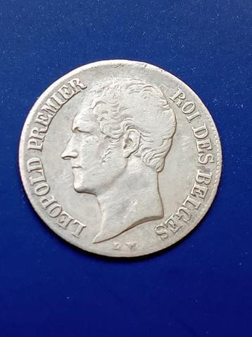 België. Leopold I. 20 Centimes 1852 (zonder punten) (Zonder