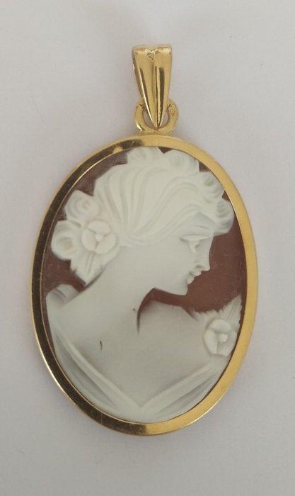 Zonder Minimumprijs - Hanger - 18 karaat Geel goud - 18kt, Handtassen en Accessoires, Antieke sieraden