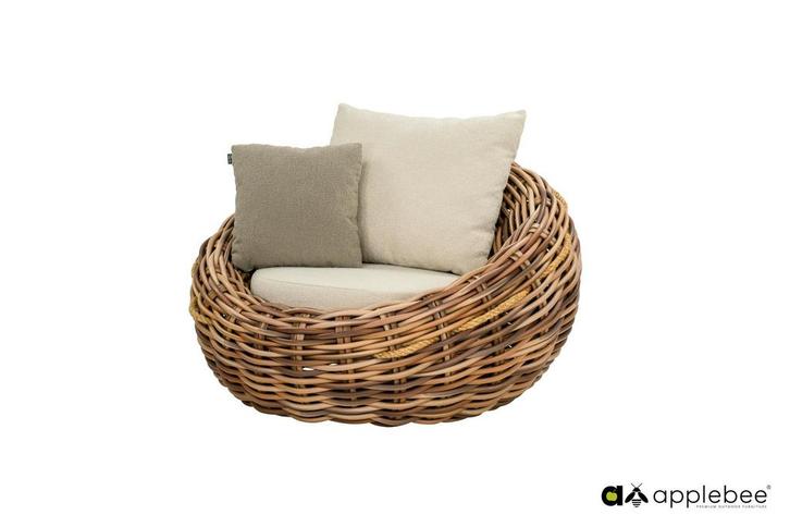 Apple Bee Cocoon loungestoel Bouclé |, Tuin en Terras, Tuinsets en Loungesets