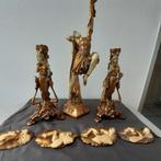 Statue, dame met kandelaars - 56 cm - Résine, Antiek en Kunst