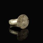 Middeleeuwen, kruisvaardersperiode Zilver Ring met Ster van, Antiek en Kunst