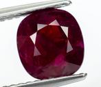 Zonder Minimumprijs Robijn - 2.48 ct - Lotus Gemology - Rich, Handtassen en Accessoires, Edelstenen, Nieuw