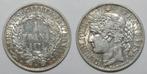 France Frankreich Km 822 1 Franc 1871 K Bordeaux Typ Cérès, Postzegels en Munten, Verzenden, België