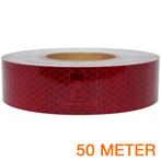Reflecterende tape ECE R104 ROOD 50 meter, Ophalen of Verzenden, Nieuw