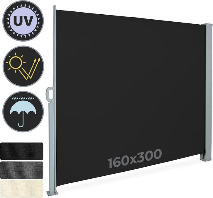 Windscherm uittrekbaar - Oprolbaar - Uitschuifbaar - Camping, Tuin en Terras, Schaduwdoeken, Nieuw, Verzenden