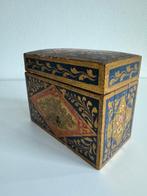 Zonder Minimumprijs - Sigarendoos - Verguld - Hout, Verguld, Verzamelen, Nieuw