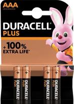 Duracell Alkaline Plus AAA batterij 4 pack op Overig, Nieuw, Verzenden