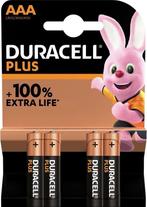 Duracell Alkaline Plus AAA batterij 4 pack op Overig, Verzenden, Nieuw