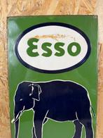 Esso - XL - Plaque émaillée - Émail