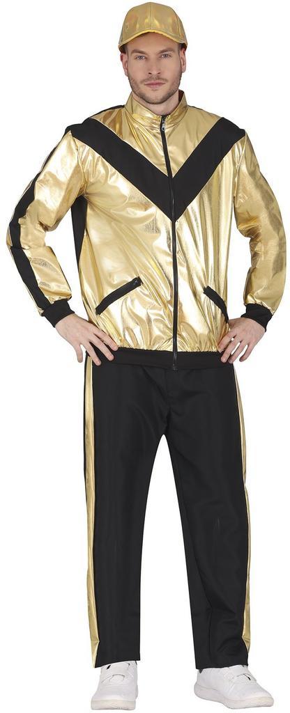 Gouden Trainingspak Fout Heren, Kleding | Heren, Carnavalskleding en Feestkleding, Nieuw, Verzenden