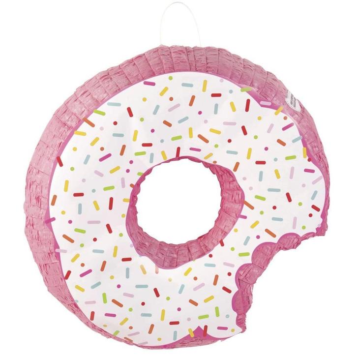 Pinata Donut 49cm, Hobby en Vrije tijd, Feestartikelen, Nieuw, Verzenden