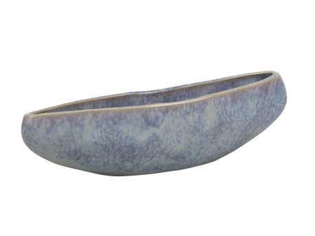 Stoneware flowerpot 38x10x12cm. blauwgrijs mooie stenenpot, Hobby en Vrije tijd, Knutselen, Nieuw