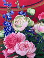 Yves Ganne (1931-2019) - Bouquet de fleurs - Roses - Vase, Antiek en Kunst