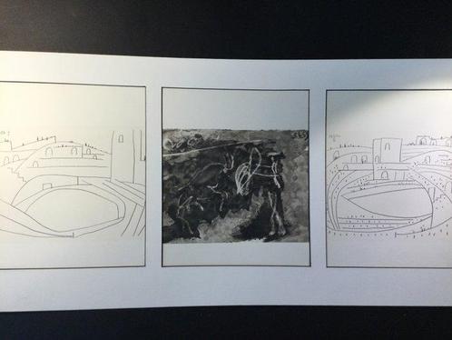 Pablo Picasso (1881-1973) - Toros y Toreros - 3 lithographs, Antiek en Kunst, Antiek | Overige Antiek