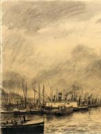 Michel Ciry (1919-2018) - Rotterdam Zalmhaven - Dessin