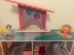 Autre - Maison de poupées Dollhouse moderne avec toboggan et