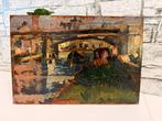 Anselmo Bucci (1887–1955) - Milano, Navigli, Antiek en Kunst