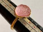 René Lalique - Pivoine - Doré à lor, cristal - Bague