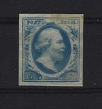 Nederland 1852 - Eerste emissie NVPH 1 ongebruikt zonder gom, Postzegels en Munten, Postzegels | Nederland, Gestempeld