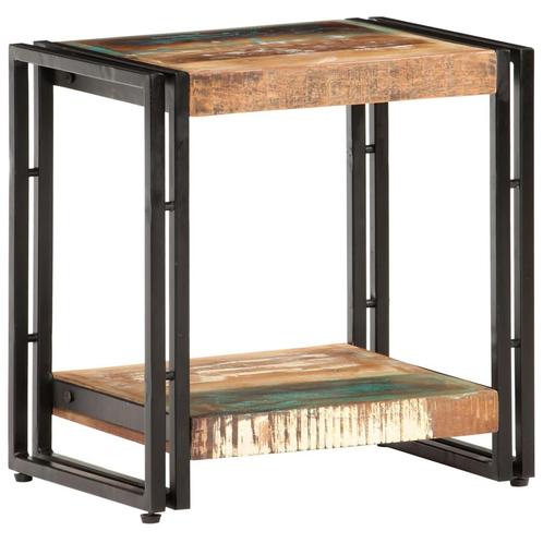 vidaXL Bijzettafel 40x30x40 cm massief gerecycled hout, Huis en Inrichting, Tafels | Bijzettafels, Nieuw, Verzenden