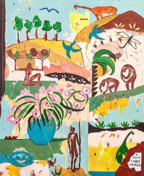 Alfonso Sánchez - A voice I need to near - XXL - NO Reserve, Antiek en Kunst, Kunst | Schilderijen | Modern