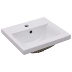 Inbouwwastafel Wit 42cm | Retour Deal | -40% Korting!, Huis en Inrichting, Minder dan 50 cm, Verzenden, Nieuw, Minder dan 100 cm