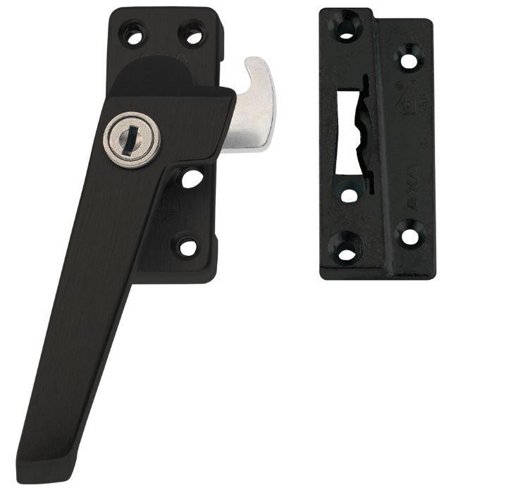 AXA raamsluiting SKG1 links 3319 zwart, Doe-het-zelf en Bouw, Hang- en Sluitwerk, Klink of Kruk, Nieuw, Overige materialen