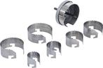 7-delige hole saw, 26-63 mm diameter, 1 diepete, Verzenden, Nieuw