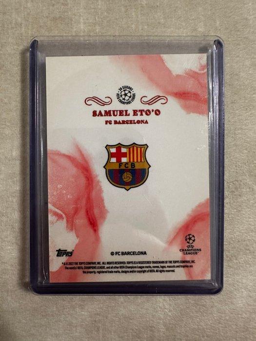 Topps Topps Legends Samuel Etoo 07/10 Gesigneerde kaart,, Verzamelen, Stickers