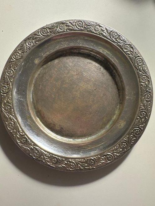 Assiette - Argent 800 - Soucoupe, Antiek en Kunst, Antiek | Zilver en Goud