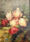 Hubert Bellis (1831-1902) - Stilleven met rozen