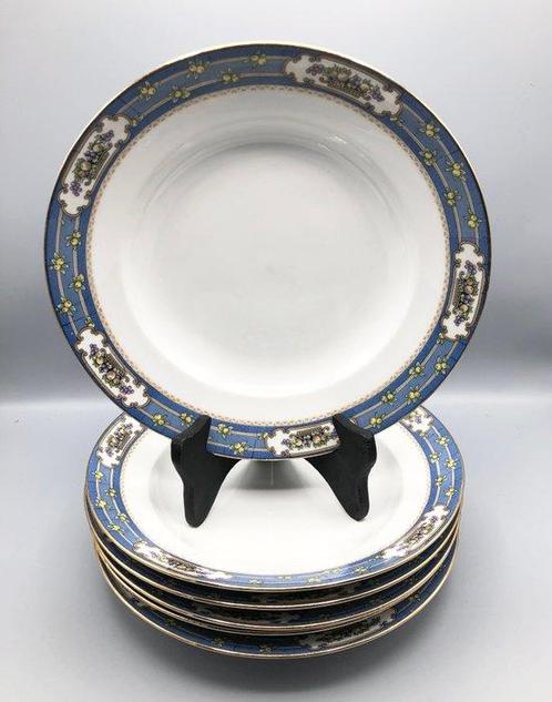 Union céramique limousine Limoges - Assiette à dîner (6) -, Antiek en Kunst, Antiek | Meubels | Tafels