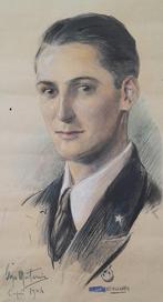 Ugo Matania (1888-1979) - Ritratto maschile