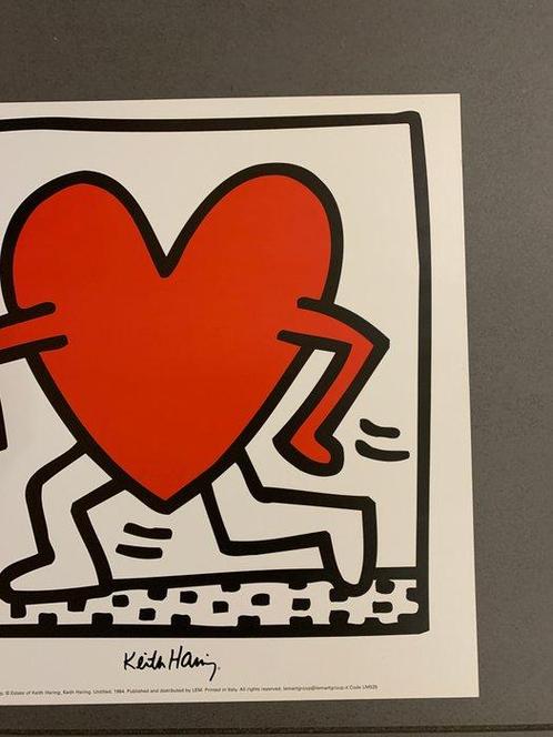 Keith Haring (after) - Keith Haring lithograph Running, Antiek en Kunst, Kunst | Tekeningen en Fotografie