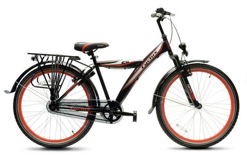 Cyclux Astro  Jongensfiets 26 Inch Rood Zwart Rijklaar, Vélos & Vélomoteurs, Vélos | Garçons, Enlèvement ou Envoi